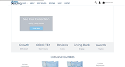 Desktop Screenshot of dormbedding.com