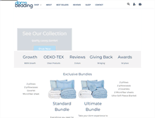 Tablet Screenshot of dormbedding.com